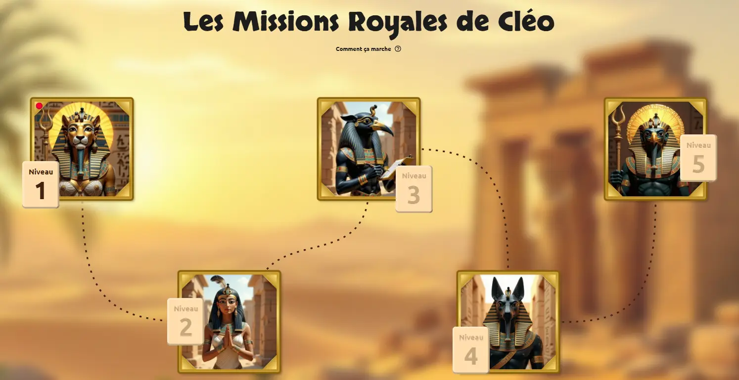 bet cleo casino missions