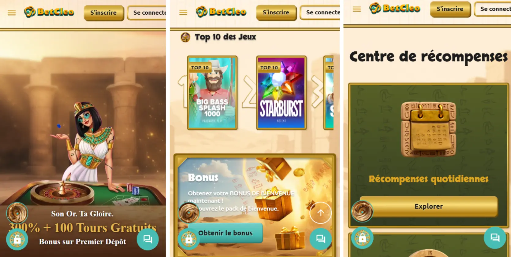 bet cleo casino sur mobile